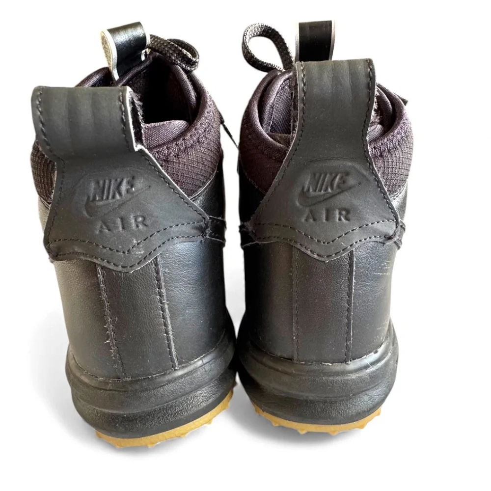 Nike Lunar Force 1 Duckboot Waterproof Sneaker Boots Men’s Size 9 | Black